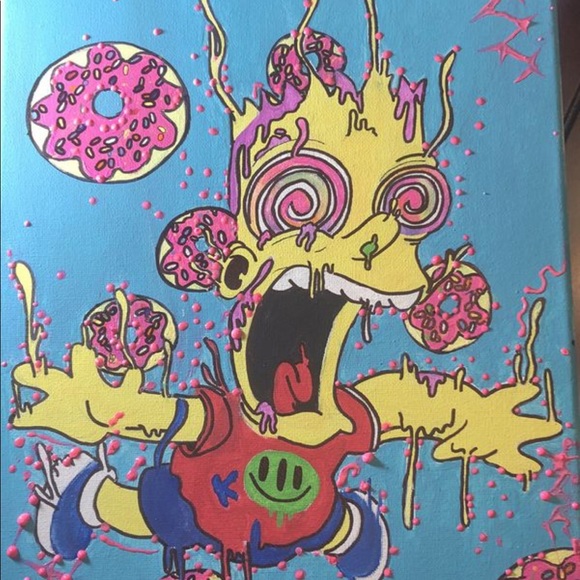 Simpsons custom canvas! - Picture 4 of 6